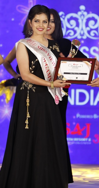  Sugamya Sankar-Winner-Miss Viewers Choice (Andhra Pradesh) at Miss SouthIndia-2020.